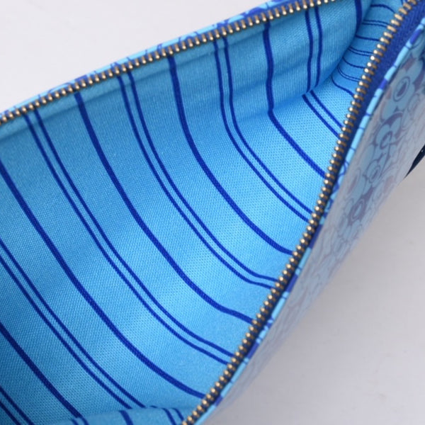 Very good condition LOUIS VUITTON Cosmic Blossom Pochette Cosmic Handbag M93167 Blue Used 4a001459