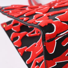 画像をギャラリービューアに読み込む, 極美品 LOUIS VUITTON ルイヴィトン オンザゴーGM モノグラムタフテッド ブラック×レッド M45562 中古 4a001467