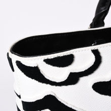 画像をギャラリービューアに読み込む, 極美品 LOUIS VUITTON ルイヴィトン LVXUF カバ タフテッドモノグラム トートバッグ M45567 ブラック ホワイト 中古 4a001672