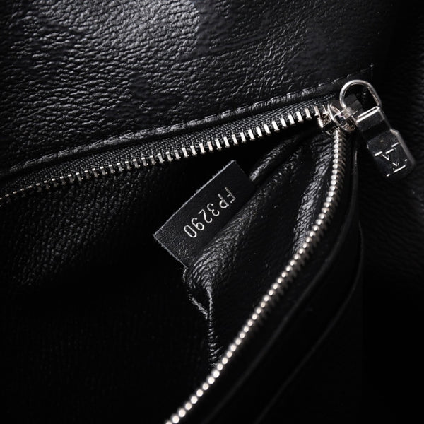 極美品 LOUIS VUITTON ルイヴィトン LVXUF カバ タフテッドモノグラム トートバッグ M45567 ブラック ホワイト 中古 4a001672
