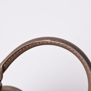 LOUIS VUITTON Monogram Satin Little Alma M92147 Beige Silver Hardware Good Condition Used 4a001592