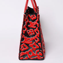 画像をギャラリービューアに読み込む, 極美品 LOUIS VUITTON ルイヴィトン オンザゴーGM モノグラムタフテッド ブラック×レッド M45562 中古 4a001467