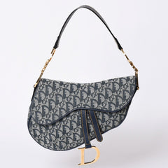 Christian Dior Galliano Period Trotter Saddle Bag RU0010 Gold Hardware Good Condition Used 4a001443