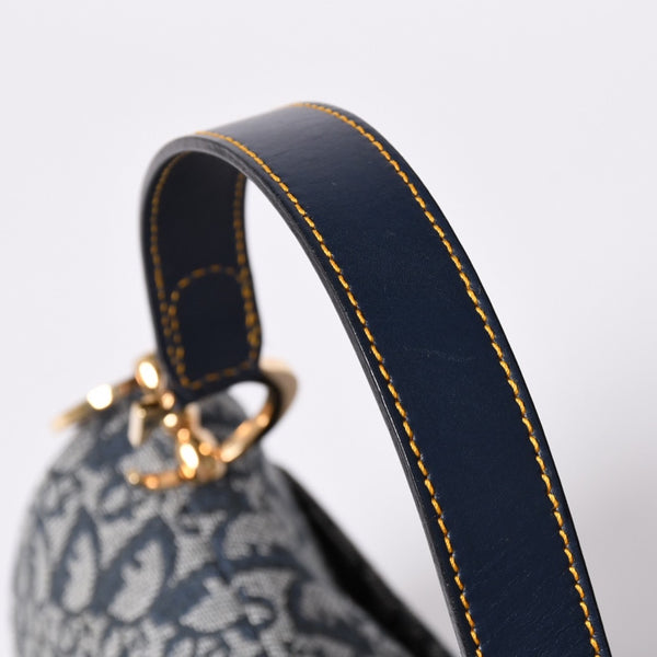 Christian Dior Galliano Period Trotter Saddle Bag RU0010 Gold Hardware Good Condition Used 4a001443