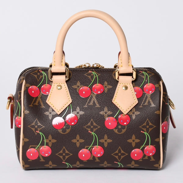 New and unused LOUIS VUITTON LV TM Speedy Bandouliere 20 Takashi Murakami TM Cherry Blossom Handbag M13094 Used 4a001333