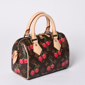 New and unused LOUIS VUITTON LV TM Speedy Bandouliere 20 Takashi Murakami TM Cherry Blossom Handbag M13094 Used 4a001333