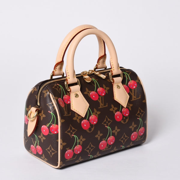 New and unused LOUIS VUITTON LV TM Speedy Bandouliere 20 Takashi Murakami TM Cherry Blossom Handbag M13094 Used 4a001333