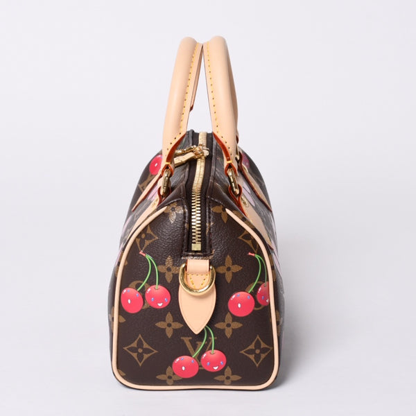 New and unused LOUIS VUITTON LV TM Speedy Bandouliere 20 Takashi Murakami TM Cherry Blossom Handbag M13094 Used 4a001333