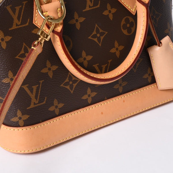 LOUIS VUITTON Monogram Alma BB Handbag M53152 Shoulder 2WAY PVC Gold Hardware Good Condition Used 4a001474