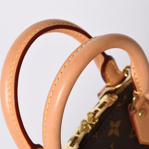LOUIS VUITTON Monogram Alma BB Handbag M53152 Shoulder 2WAY PVC Gold Hardware Good Condition Used 4a001474