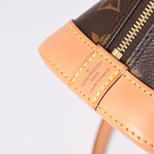 LOUIS VUITTON Monogram Alma BB Handbag M53152 Shoulder 2WAY PVC Gold Hardware Good Condition Used 4a001474