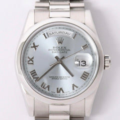 極美品 ロレックス ROLEX デイデイト 36 118206 アイスブルー文字盤 中古 4a001495