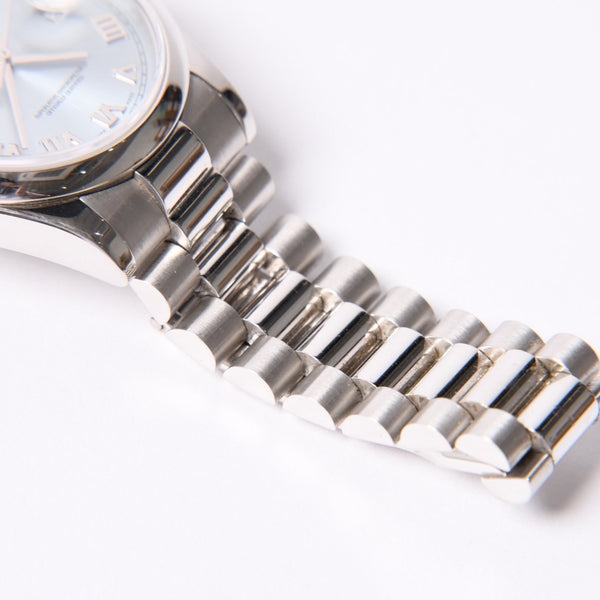極美品 ロレックス ROLEX デイデイト 36 118206 アイスブルー文字盤 中古 4a001495