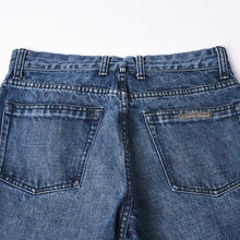 画像をギャラリービューアに読み込む, 極美品 CHROME HEARTS クロムハーツ デニムパンツ ジーンズ サイズ31 クロスボール ホースシュー インディゴブルー シルバー925 中古 4a001695
