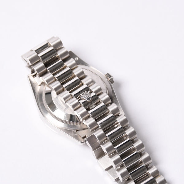 極美品 ロレックス ROLEX デイデイト 36 118206 アイスブルー文字盤 中古 4a001495