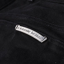 画像をギャラリービューアに読み込む, CHROME HEARTS クロムハーツ FLEURKNEE DNM PANTSフレアニー デニムパンツ サイズ31R ホースシュー シルバー925 美品 中古 4a001539