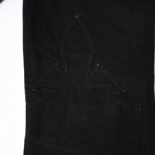 画像をギャラリービューアに読み込む, CHROME HEARTS クロムハーツ FLEURKNEE DNM PANTSフレアニー デニムパンツ サイズ31R ホースシュー シルバー925 美品 中古 4a001539