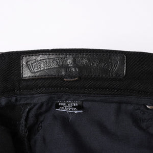 CHROME HEARTS FLEURKNEE DNM PANTS Flair knee denim pants Size 31R Horseshoe Silver 925 Good Condition Used 4a001539