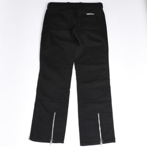 Very good condition CHROME HEARTS FLEURKNEE DNM PANTS Flare knee denim pants jeans size 31×31 dagger zip used 4a001540