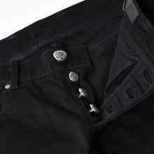 画像をギャラリービューアに読み込む, 極美品 CHROME HEARTS クロムハーツ FLEURKNEE DNM PANTS フレアニー デニムパンツ ジーンズ サイズ31×31 ダガージップ 中古 4a001540
