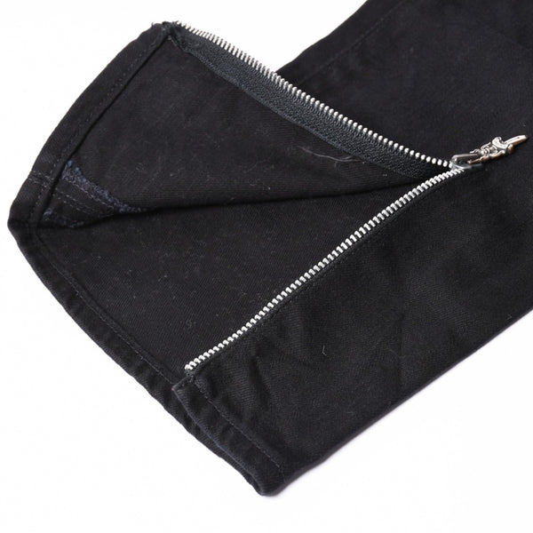 Very good condition CHROME HEARTS FLEURKNEE DNM PANTS Flare knee denim pants jeans size 31×31 dagger zip used 4a001540