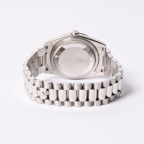 極美品 ロレックス ROLEX デイデイト 36 118206 アイスブルー文字盤 中古 4a001495