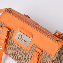 画像をギャラリービューアに読み込む, Christian Dior クリスチャンディオール ハンドバッグ ミニボストンバッグ 07-BO-0095 オレンジ ブラウン 美品 中古 4a001167