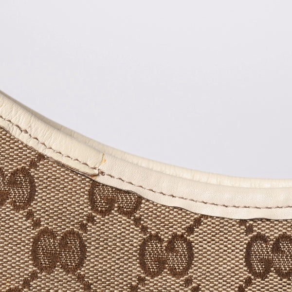 GUCCI グッチ GGキャンバス ニューブリット レザー ショルダーバッグ トートバッグ 169947 美品 中古 4a001655