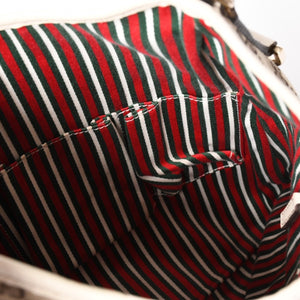 GUCCI グッチ GGキャンバス ニューブリット レザー ショルダーバッグ トートバッグ 169947 美品 中古 4a001655