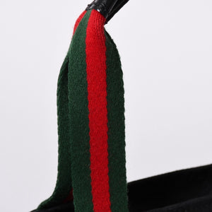 GUCCI グッチ シェリーライン Hand Bag ハンドバッグ GGキャンバス 131228 Black ブラック 美品 中古 4a001658