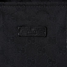 画像をギャラリービューアに読み込む, GUCCI グッチ シェリーライン Hand Bag ハンドバッグ GGキャンバス 131228 Black ブラック 美品 中古 4a001658