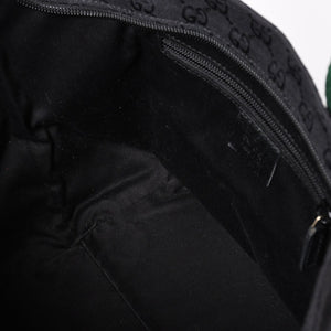 GUCCI グッチ シェリーライン Hand Bag ハンドバッグ GGキャンバス 131228 Black ブラック 美品 中古 4a001658