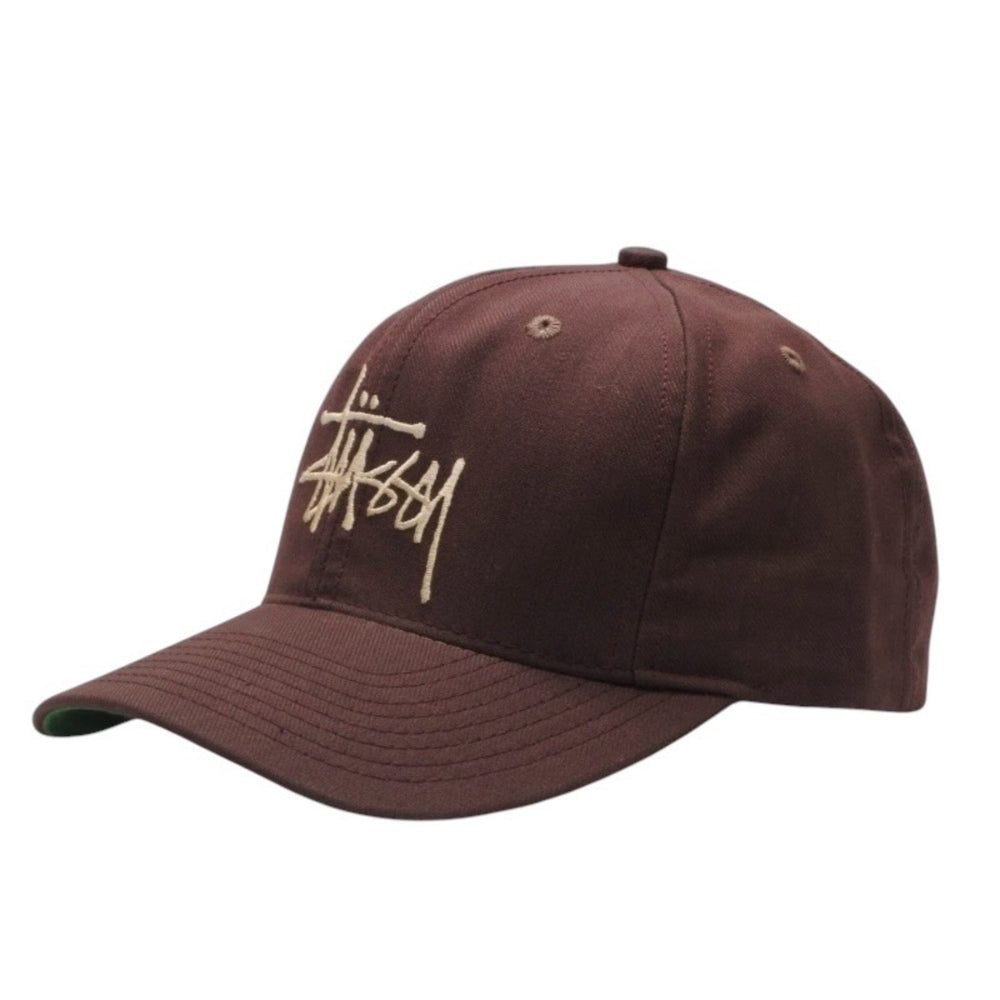 VINTAGE ヴィンテージ 90's OLD STUSY オールドステューシー ベースボールキャップ サイズM ストックロゴ ブラウン 美品 中古 4a001505