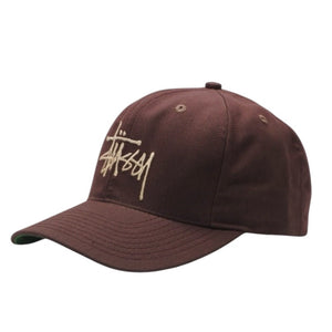 VINTAGE Vintage 90's OLD STUSY Old Stussy Baseball Cap Size M Stock Logo Brown Good Condition Used 4a001505