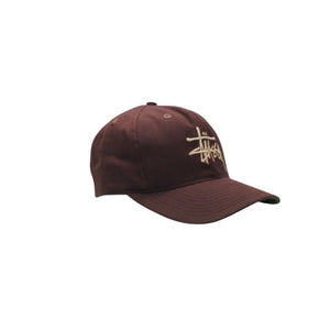VINTAGE Vintage 90's OLD STUSY Old Stussy Baseball Cap Size M Stock Logo Brown Good Condition Used 4a001505