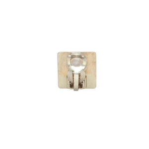Very Good Condition CHANEL Earring Logo Turnlock Square Earrings Coco Mark Square Gold 02A clip-on earrings square CC 02A GD Good Condition Used 4a000626