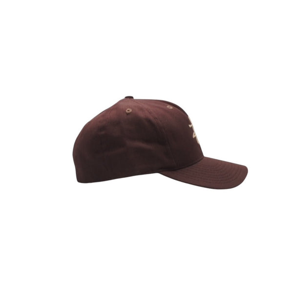 VINTAGE Vintage 90's OLD STUSY Old Stussy Baseball Cap Size M Stock Logo Brown Good Condition Used 4a001505