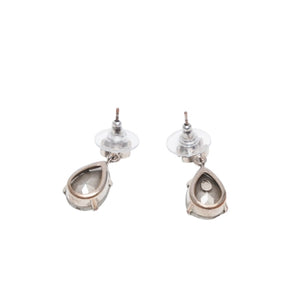 ピアス ココマーク ドロップ オーバルストーン シルバー A13V 刻印片側 earrings CC dangling oval stone A13V SV1 美品 中古 4a000633
