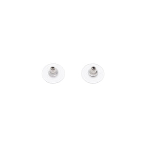 ピアス ココマーク ドロップ オーバルストーン シルバー A13V 刻印片側 earrings CC dangling oval stone A13V SV1 美品 中古 4a000633