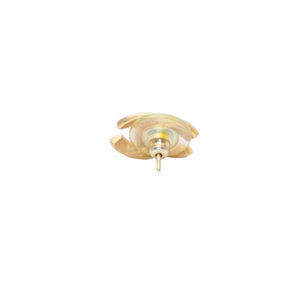 極美品 CHANEL シャネル ピアス ココマーク ゴールド アイボリー 00T earring CC GD×ivory 00T 美品 中古 4a000654