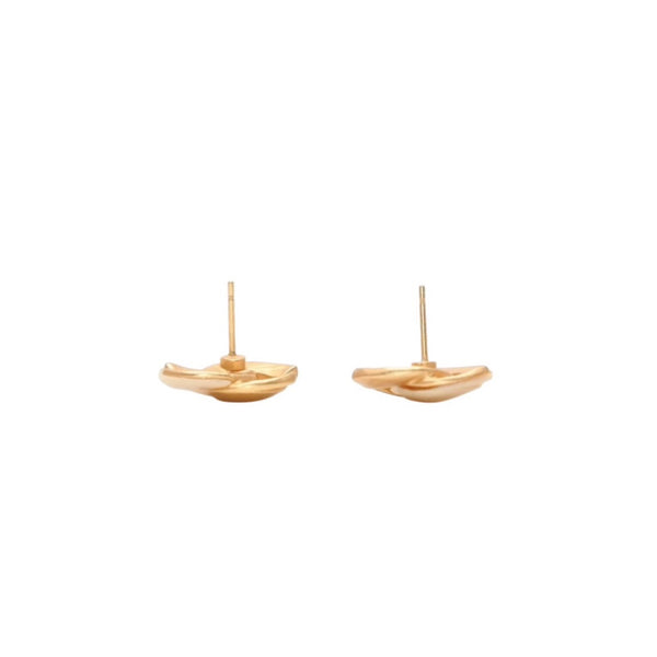 極美品 CHANEL シャネル ピアス ココマーク ゴールド アイボリー 00T earring CC GD×ivory 00T 美品 中古 4a000654
