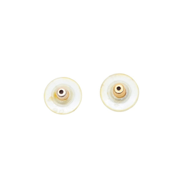 極美品 CHANEL シャネル ピアス ココマーク ゴールド アイボリー 00T earring CC GD×ivory 00T 美品 中古 4a000654