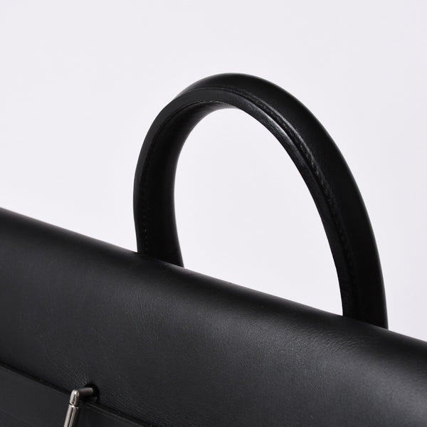 Very Good Condition GOYARD Handbag Boston Bag Steamer Black Black/PVC/Leather Good Condition Used 4a001262