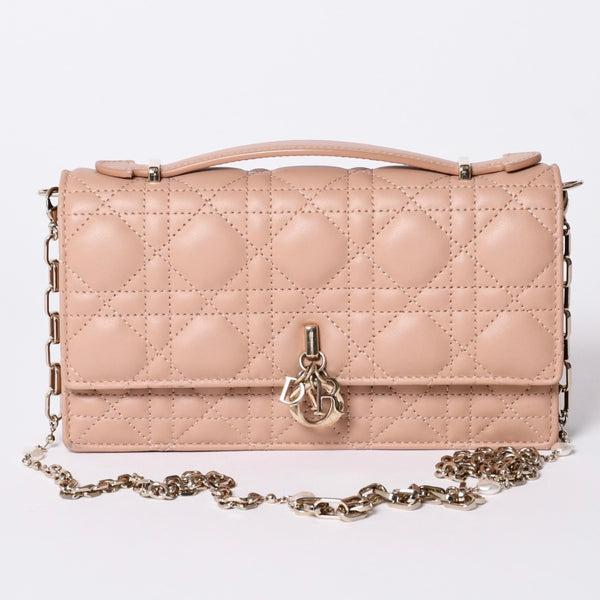 Christian Dior 2WAY Mini Bag Handbag 43-MA-0243 Pink Good Condition Used 4a001490