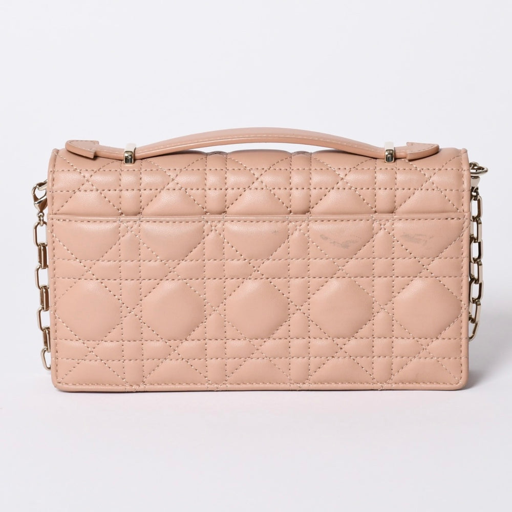 Christian Dior 2WAY Mini Bag Handbag 43-MA-0243 Pink Good Condition Used 4a001490