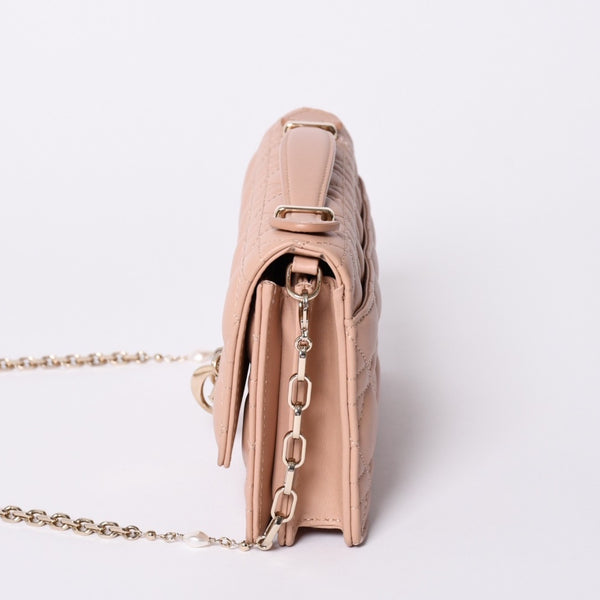 Christian Dior 2WAY Mini Bag Handbag 43-MA-0243 Pink Good Condition Used 4a001490