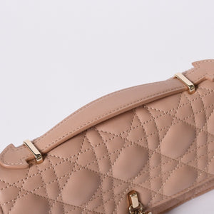 Christian Dior 2WAY Mini Bag Handbag 43-MA-0243 Pink Good Condition Used 4a001490