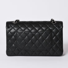 画像をギャラリービューアに読み込む, 極美品 CHANEL シャネル マトラッセ25 Wフラップ Wチェーンショルダーバッグ 18番台 キャビアスキン シルバー金具 中古 4a001701