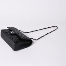 画像をギャラリービューアに読み込む, 極美品 CHANEL シャネル マトラッセ25 Wフラップ Wチェーンショルダーバッグ 18番台 キャビアスキン シルバー金具 中古 4a001701