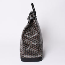 画像をギャラリービューアに読み込む, 極美品 ゴヤール GOYARD ハンドバッグ ボストンバッグ スティーマー ブラック 黒/PVC/レザー 美品 中古 4a001262